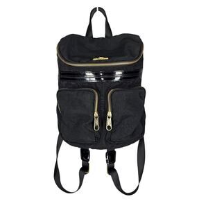 KIPLING TINA BLACK BACKPACK – LARGE 14" x 10" x 6" – GOLD HARDWARE – CLEAN